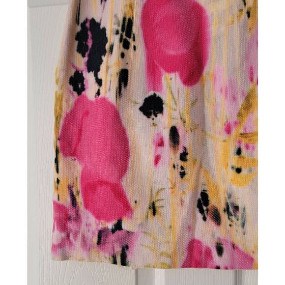 Tabitha Poppy Watercolor Mini Skirt 4 - Picture 4 of 6